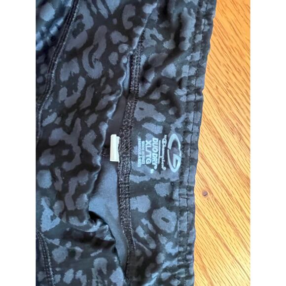 Columbia black/gray print  Duo Dry leggings XL‎ comfy stretchy - Picture 4 of 4